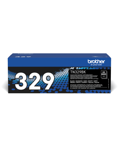 Brother TN329 - TN329BK - Noir - Toner