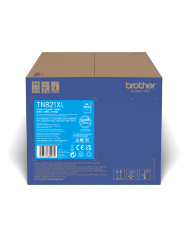 Brother TN821XL - TN821XLC - Cyan - Toner