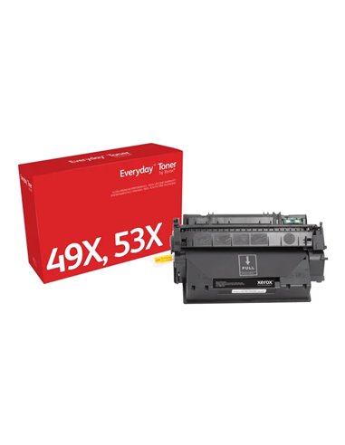 Xerox Everyday HP Q7553X/Q5949X - Cartouche de toner noire - Compatible - Remplace 53X/49X