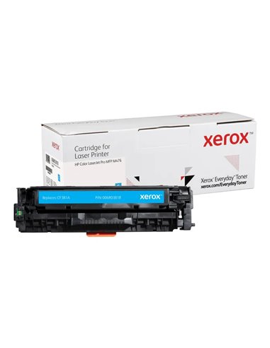 Xerox Everyday HP CF381A - Cartouche de toner cyan - Compatible - Remplace 312A