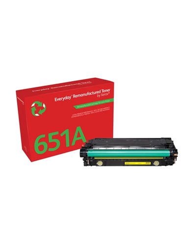 Xerox Everyday HP CE342A/CE742A/CE272A - Cartouche de toner jaune - Compatible - Remplace 651A/307A/650A