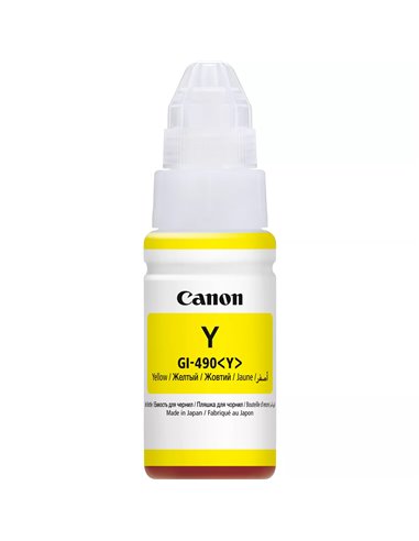 Canon GI490 - Bouteille d'encre jaune - GI490Y/0666C001