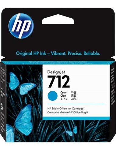 HP 712 - Cyan - 3ED67A