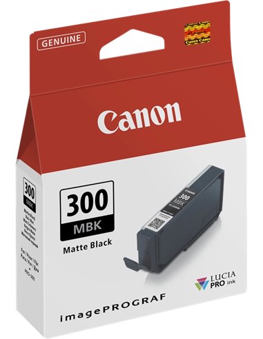 Canon PFI300 - Noir mat - 4192C001/PFI300MBK