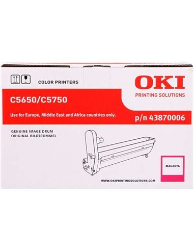 OKI C5650/C5750 - Magenta - Tambour - 43870006 (Tambour)