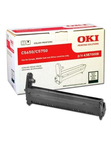 OKI C5650/C5750 - Noir - Tambour - 43870008 (Tambour)