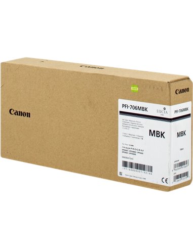 Canon PFI706 - Noir mat - 6680B001