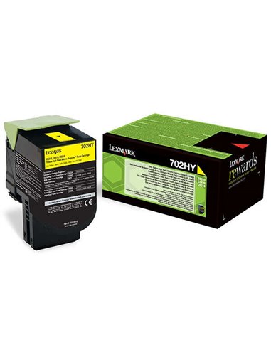 Lexmark CS310/CS410/CS510 - Jaune - 70C2HY0/70C2HYE/70C0H40/702HY