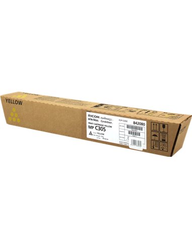 Ricoh Aficio MP-C305/MP-C305SPF - Jaune - 842080/841597/MPC305E