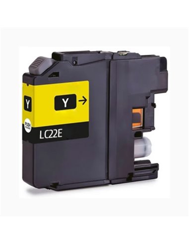 Brother LC22E - Jaune - Compatible - Remplace LC22EY