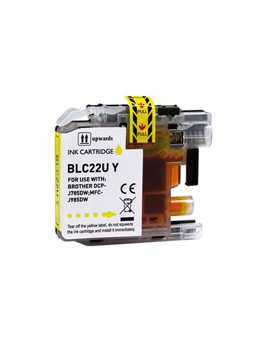 Brother LC22U - Jaune - Compatible - Remplace LC22UYBP