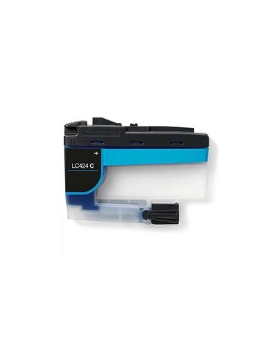 Brother LC424 - Cyan - Compatible - Remplace LC424C