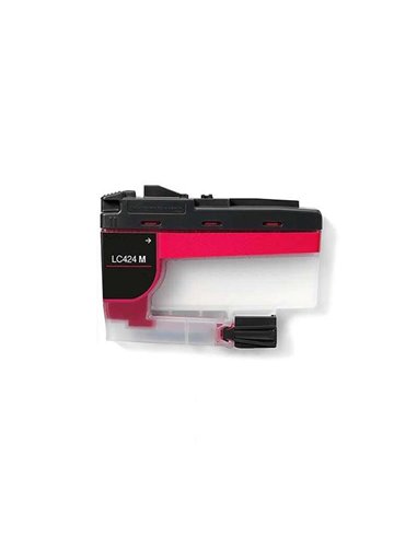 Brother LC424 - Magenta - Compatible - Remplace LC424M