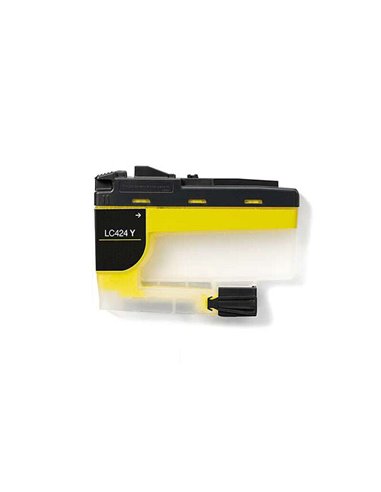 Brother LC424 - Jaune - Compatible - Remplace LC424Y