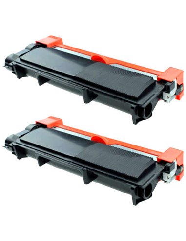 Brother TN2320/TN2310 - Noir - Pack de 2 Cartouches Toner - Compatible