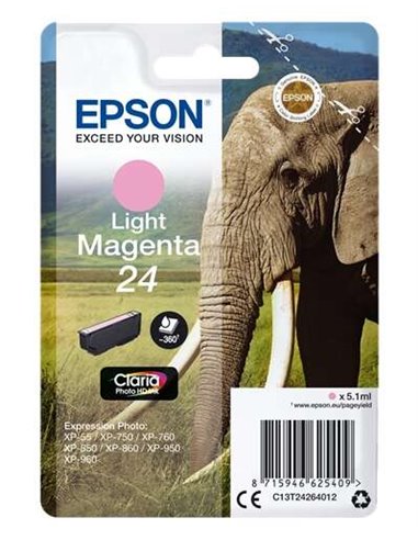 Epson T2426 (24) - Lumière magenta - C13T24264012