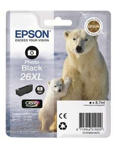 Epson T2631 (26XL) - Noir photo - C13T26314012