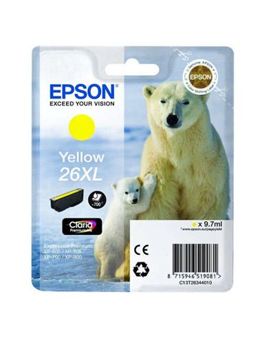 Epson T2634 (26XL) - Jaune - C13T26344012