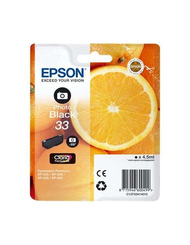 Epson T3341 (33) - Photo noire - C13T33414012