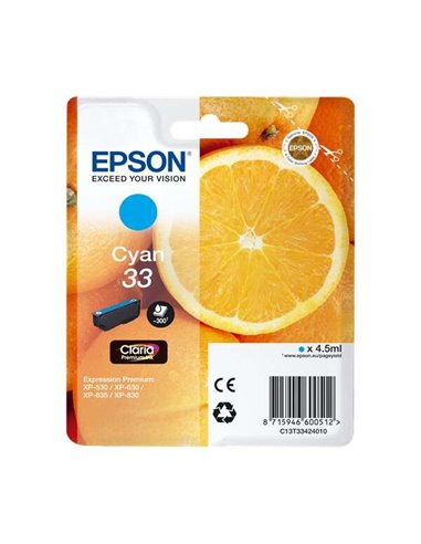 Epson T3342 (33) - Cyan - C13T33424012