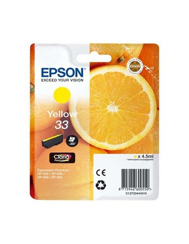 Epson T3344 (33) - Jaune - C13T33444012