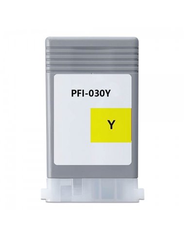 Canon PFI030 - Jaune pigmenté - Compatible - Remplace 3492C001