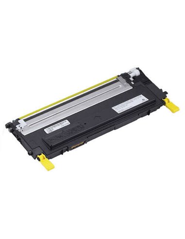 Dell 1230/1235 - Cartouche de toner jaune - Compatible - Remplace 593-10496