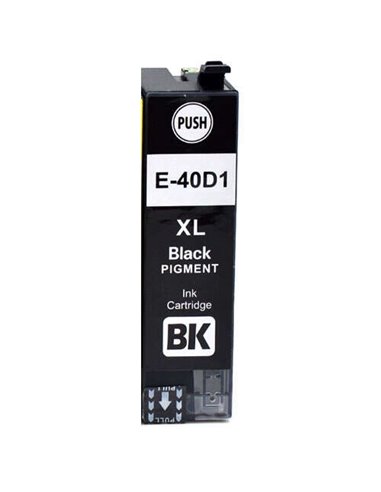 Epson T40D1 - Noir pigmenté - Compatible - Remplace C13T40D140/C13T40C140