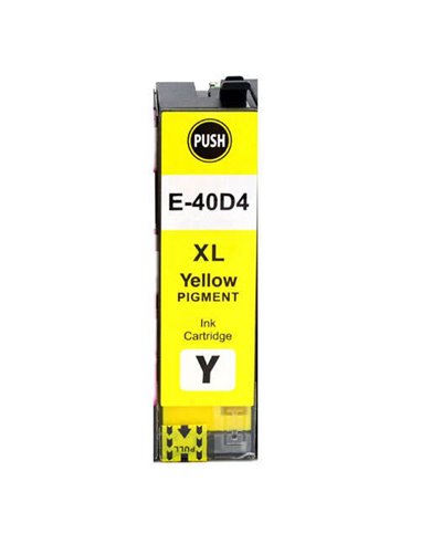 Epson T40D4 - Jaune pigmenté - Compatible - Remplace C13T40D440/C13T40C440