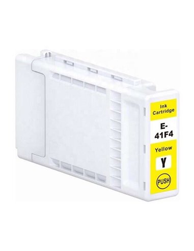 Epson T41F4/T41R4 - Jaune pigmenté - Compatible - Remplace C13T41F440/C13T41R440