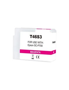 Epson T46S3 - Magenta vif pigmenté - Compatible - Remplace C13T46S300