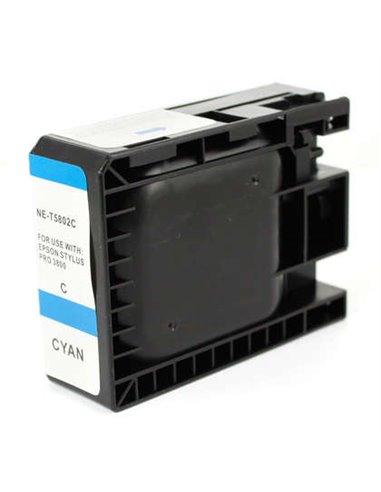 Epson T5802 - Cyan Pigmenté - Compatible - Remplace C13T580200