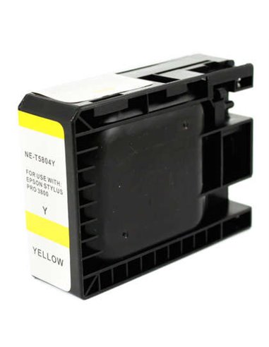 Epson T5804 - Jaune pigmenté - Compatible - Remplace C13T580400