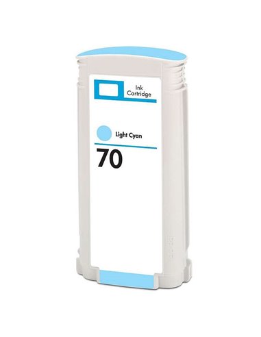 HP 70 - Cyan Light Pigmenté - Compatible - Remplace C9390A