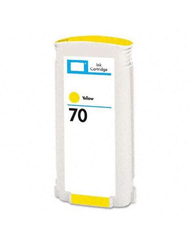 HP 70 - Jaune pigmenté - Compatible - Remplace C9454A