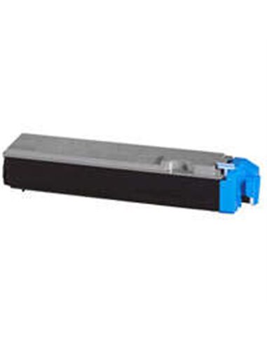 Kyocera TK520 - Cartouche toner cyan - Compatible - Remplace 1T02HJCEU0/TK520C