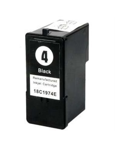 Lexmark 4 - Noir - Compatible - Remplace 18C1974E