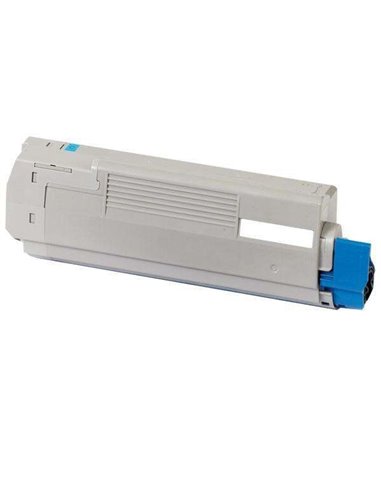 OKI C532DN/C542DN/MC573DN/MC563DN - Cartouche toner cyan - Compatible - Remplace 46490607/46490403