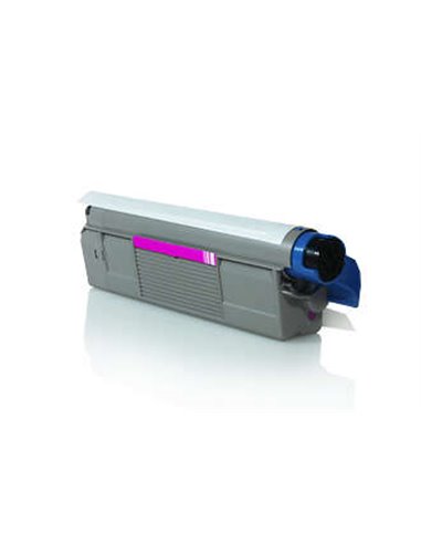 OKI C610 - Cartouche Toner Magenta - Compatible - Remplace 44315306