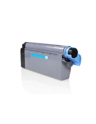 OKI C710/C711 - Cartouche Toner Cyan - Compatible - Remplace 44318607