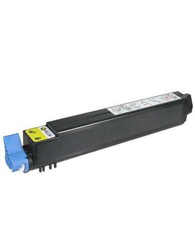 OKI Executive ES3640 A3/Pro - Cartouche Toner Jaune - Compatible - Remplace 43837105