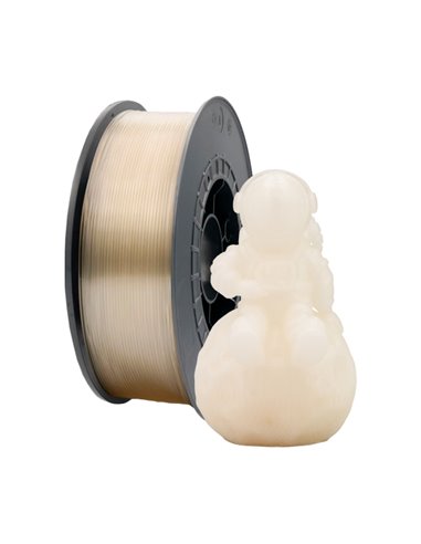 Filament PETG 3D - Diamètre 1,75 mm - Bobine 1kg - Couleur Transparent