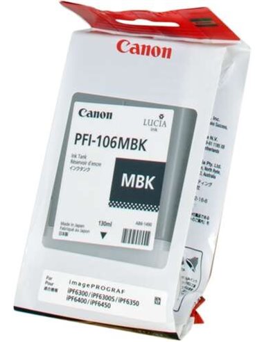 Canon PFI106 - Noir mat - PFI106MBK/6620B001