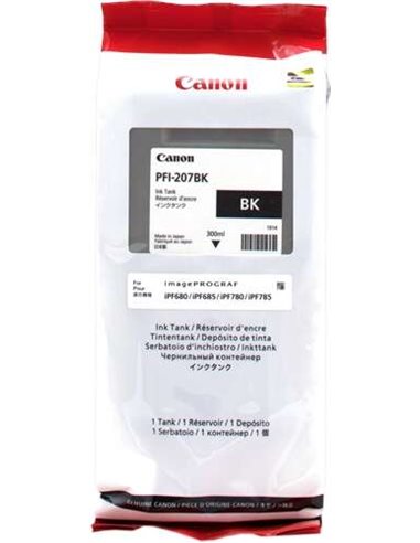 Canon PFI207 - Noir - PFI207BK/8789B001