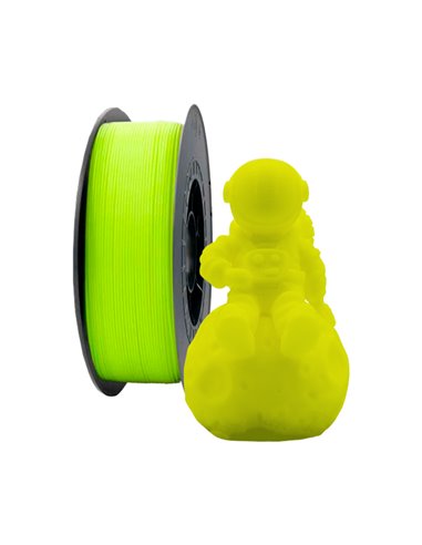 Filament PLA 3D - Diamètre 1,75 mm - Bobine 1kg - Couleur - Jaune Fluo