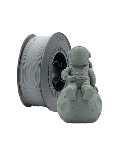 Filament PLA 3D - Diamètre 1,75 mm - Bobine 1kg - Couleur Gris