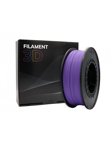 Filament PLA 3D - Diamètre 1,75 mm - Bobine 1kg - Couleur Violet Clair