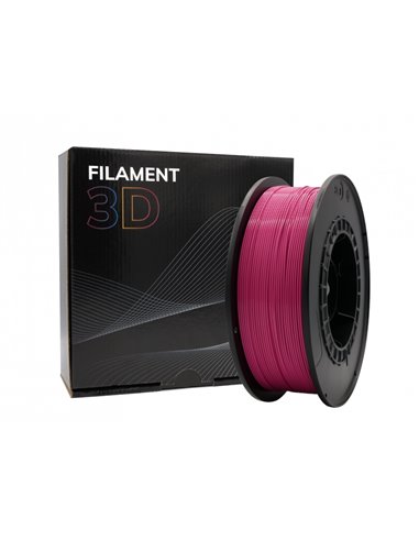 Filament PLA 3D - Diamètre 1,75 mm - Bobine 1kg - Couleur - Magenta