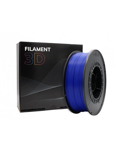 Filament PLA 3D - Diamètre 1,75 mm - Bobine 1kg - Couleur Bleu Nuit