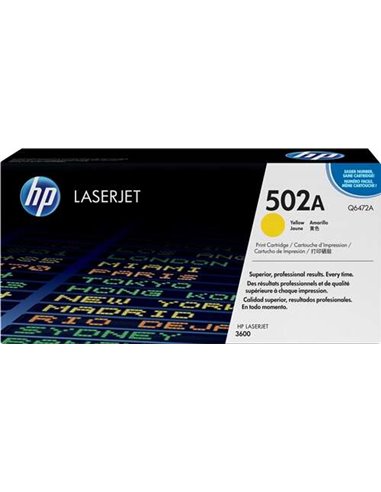 HP Q6472A - Jaune - 502A